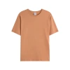 Customized AG190g men's solid-color cotton round-neck short-sleeved T-shirt, corporate advertising cultural T-shirt, work uniform with embossed LOGO Application Scenario